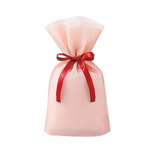 不織布リボン付きギフトバッグ スモーキー