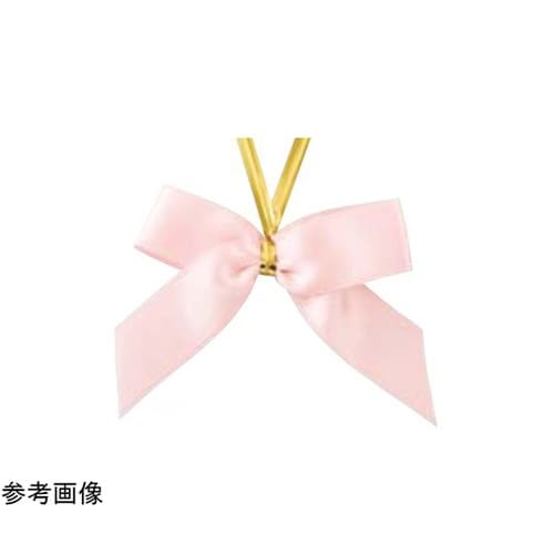 リボンタイ 両面サテン ピンク 小 20