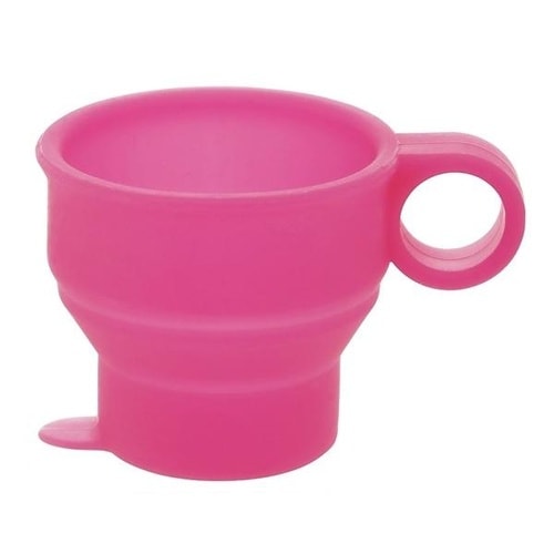 オウンカラー シリコン製 携帯ミニコップ ピンク