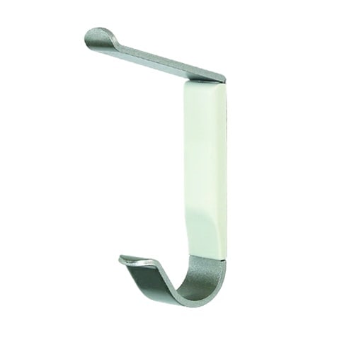 フック 帽子フック ダブル ピン ホワイト