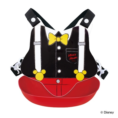 エプロン ベビー ミッキーマウス バッククロス