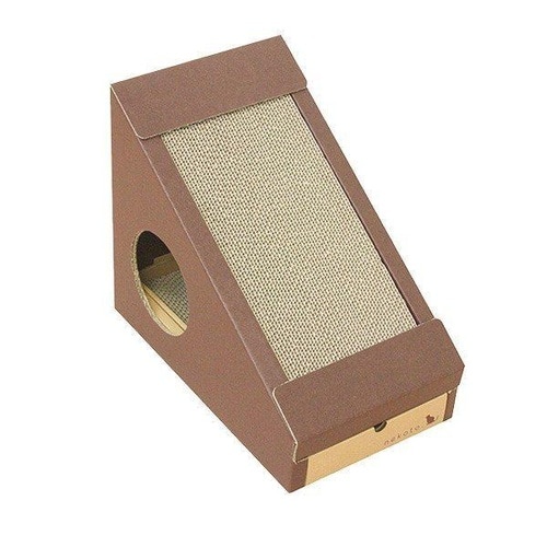 キャットハウス 三角屋根 またたび 爪とぎ付き 猫