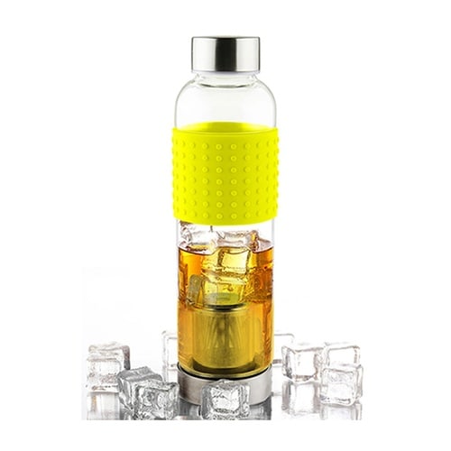 水筒 400ml ティーグラスボトル イエロー