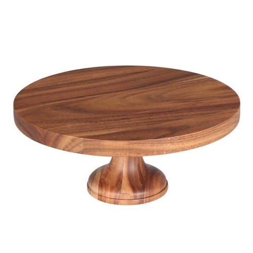 コンポート 皿 22cm M 木製 アカシア 食器