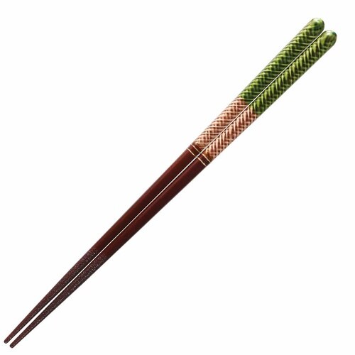 箸 20.5cm 23cm 色結び グリーン