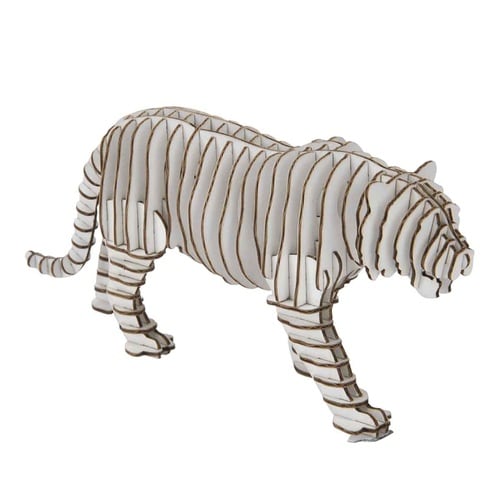 工作キット ダンボール製 GRID トラ ホワイト