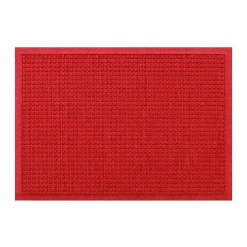 玄関マット 吸水速乾 62×88cm レッド