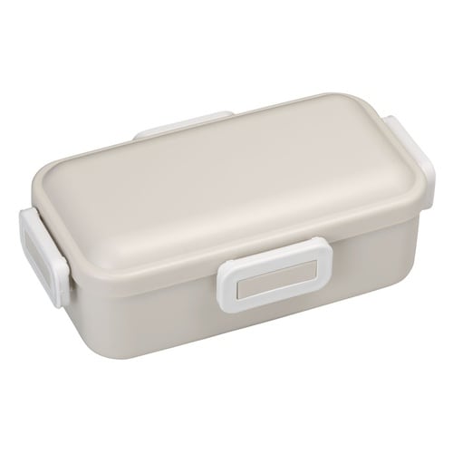 弁当箱 1段 530ml 抗菌 ふわっと グレー