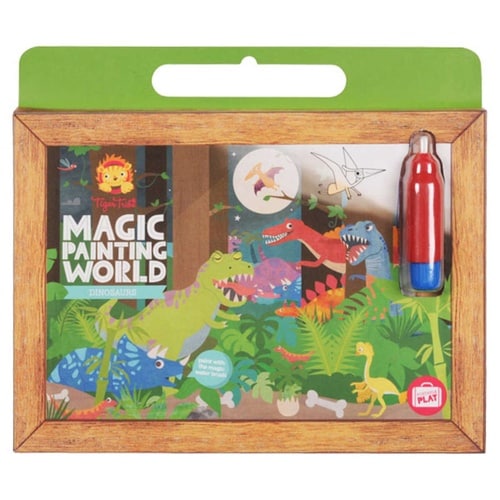 おもちゃ 水で浮き出るマジックペイント 恐竜