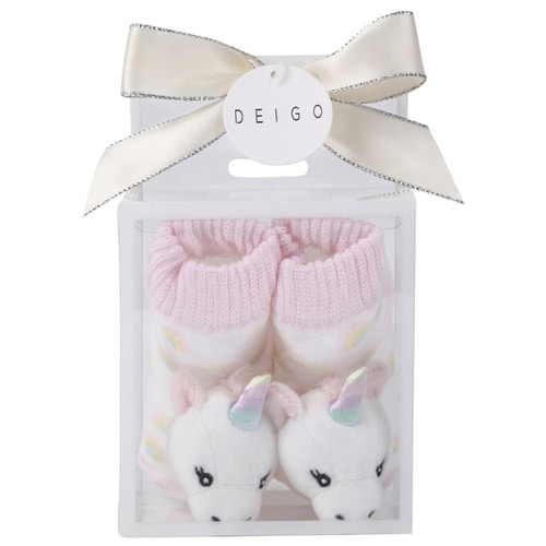 靴下 ベビー プレゼントラトルソックス ユニコーン