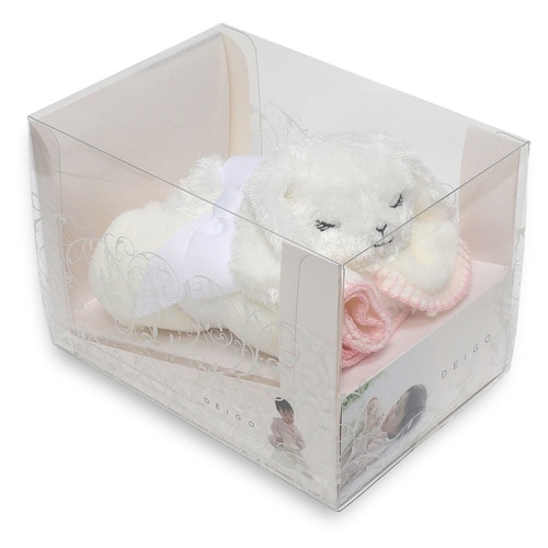 毛布 ベビー ふわモコ安心毛布 出産祝い ピンク