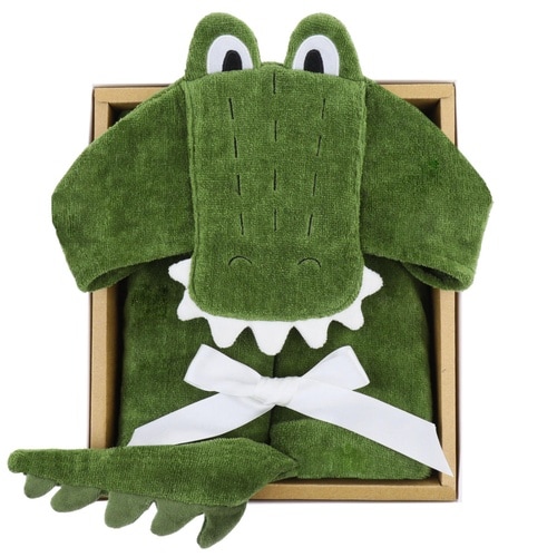 ベビータオル フード バスタオル アリゲーター