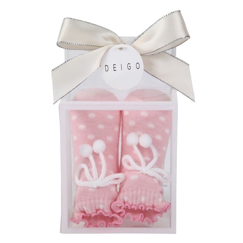 靴下 ベビー プレゼントソックス 女の子 ピンク