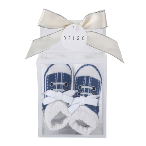 靴下 ベビー プレゼントソックス ネイビー