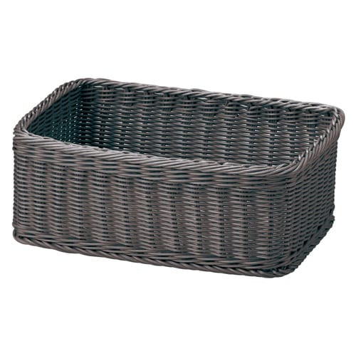 かご 洗える 抗菌素材 ダークグレー