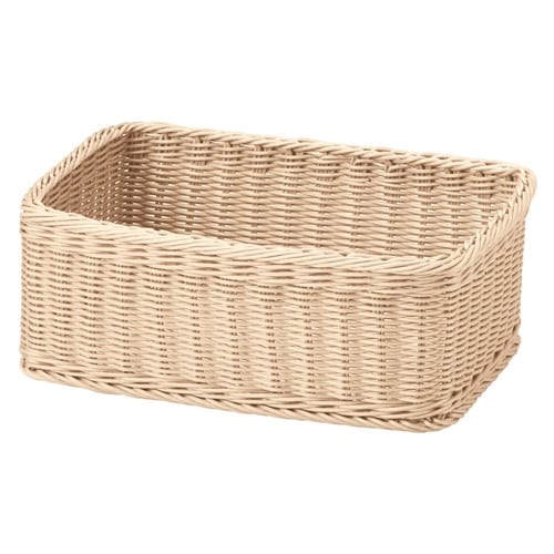 かご 洗える 抗菌素材 ベージュ