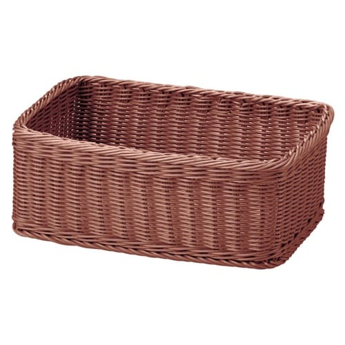 かご 洗える 抗菌素材 ブラウン