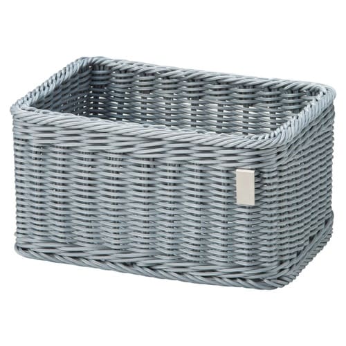 かご 洗える 抗菌素材 ストレージBOX グレー