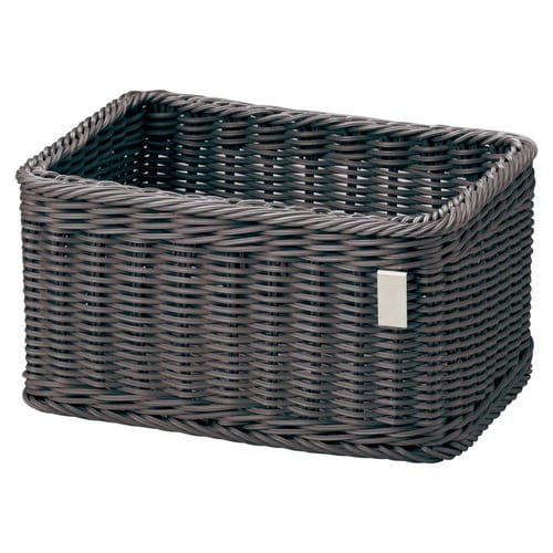 かご 洗える 抗菌素材 ダークグレー