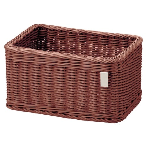 かご 洗える 抗菌素材 ストレージBOX ブラウン