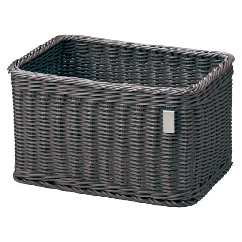 かご 洗える 抗菌素材 ダークグレー