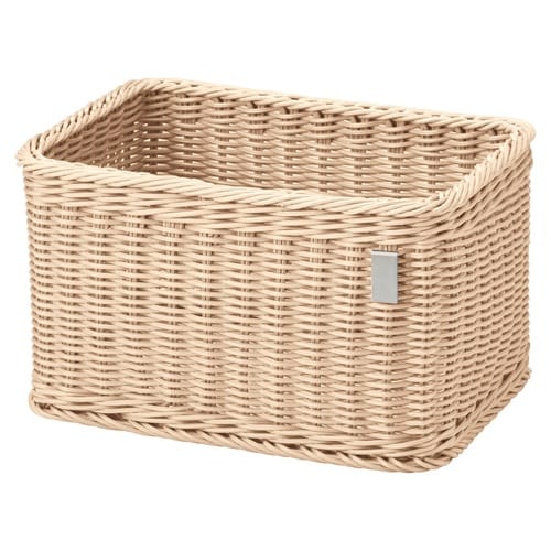 かご 洗える 抗菌素材 ストレージBOX ベージュ