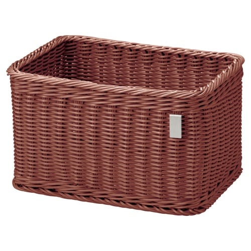 かご 洗える 抗菌素材 ストレージBOX ブラウン