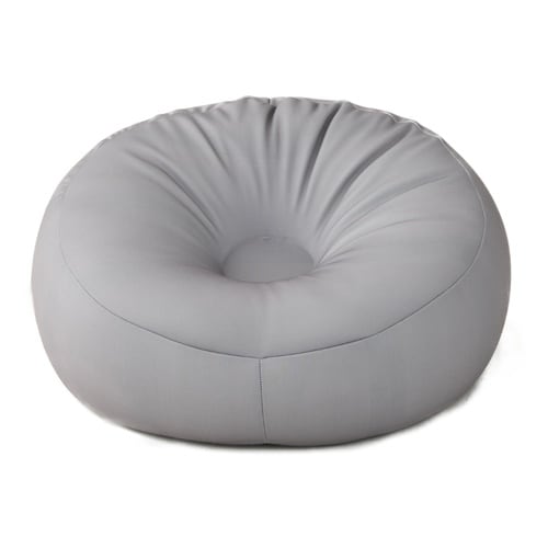 ビーズクッション カウチ 直径45cm グレー