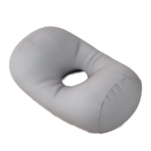 ビーズクッション ホール 幅35cm グレー