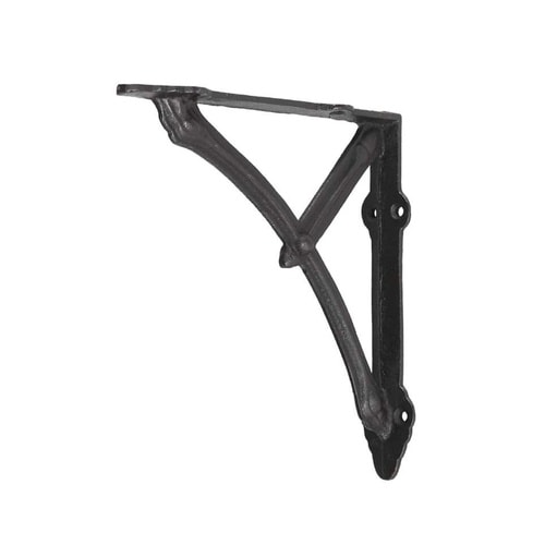 棚受け 19.5cm ボウ ブラケット アイアン