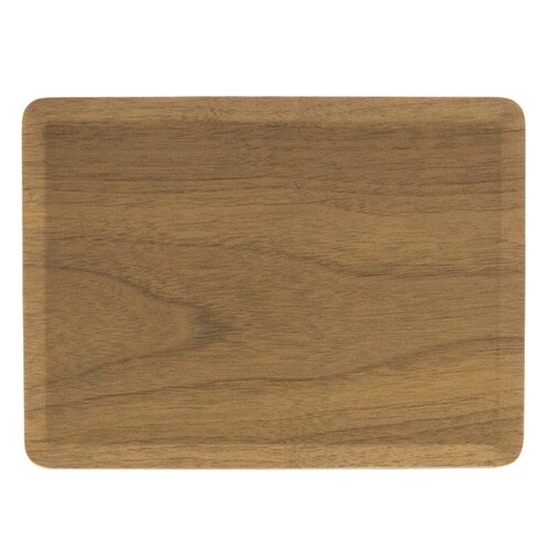 トレー 木製トレー ノンスリップ S ブラウン