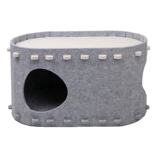 ペットハウス 猫 フロッキー グレー