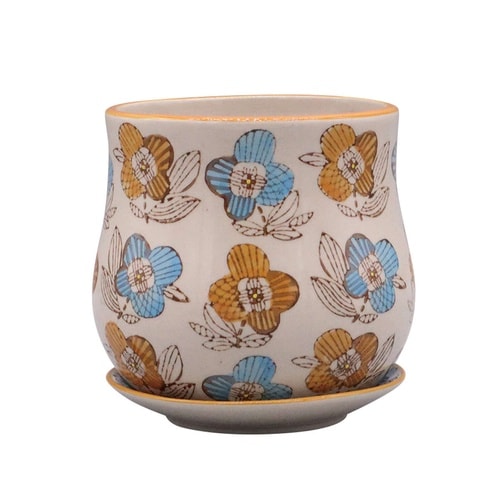 植木鉢 ポーリッシュポット E オレンジ