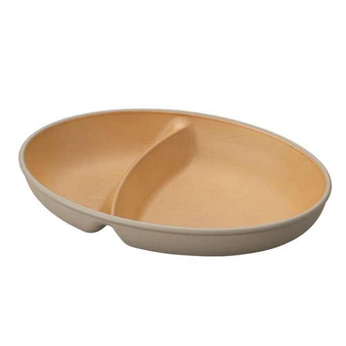 プレート earth color 抗菌 グレー