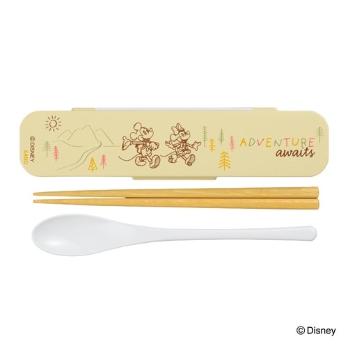 箸 スプーンセット ミッキー ミニー アイボリー