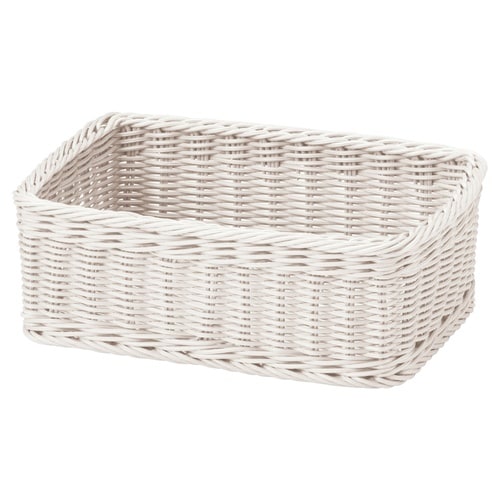 かご KLEANE PLUS 洗える ホワイト