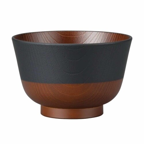 汁椀 日本伝統色 羽反塗分 漆黒