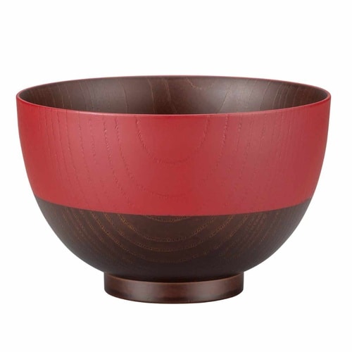 丼鉢 日本伝統色 京型塗分丼 古代朱