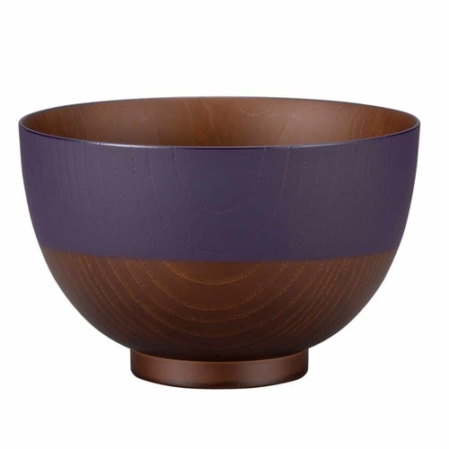 丼鉢 日本伝統色 京型塗分丼 茄子紺