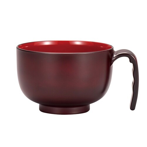 汁椀 らくらく汁椀 茜杢目