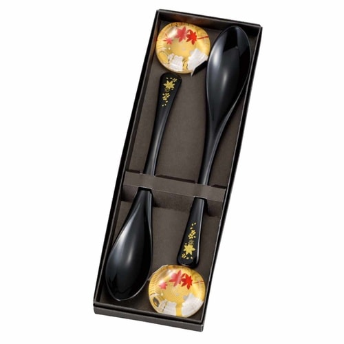 スプーン スプーンレスト 2点×2セット 春秋黒