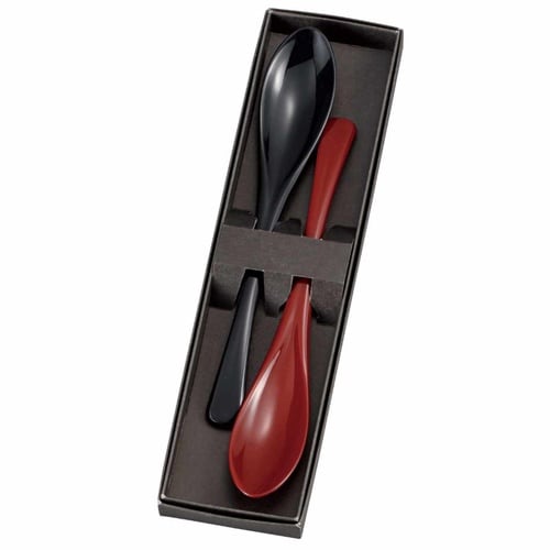 スプーン 味わい 2本入 黒朱