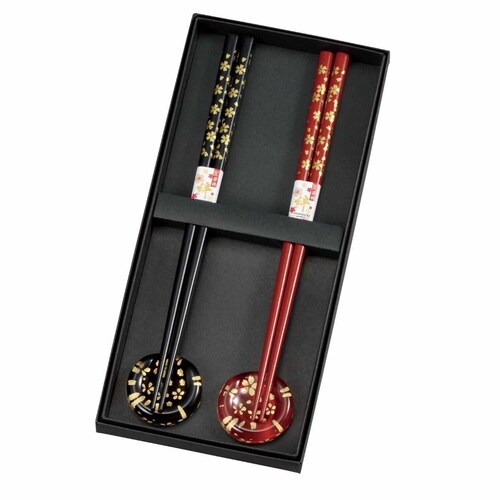 箸 箸置き 桜 2点セット