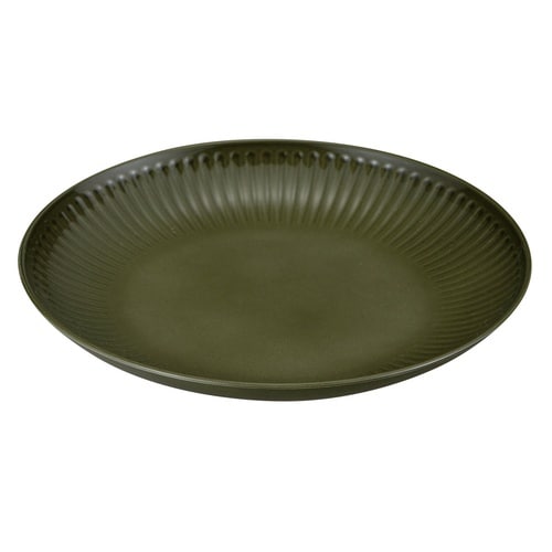 プレート cerala 丸 S マットグリーン
