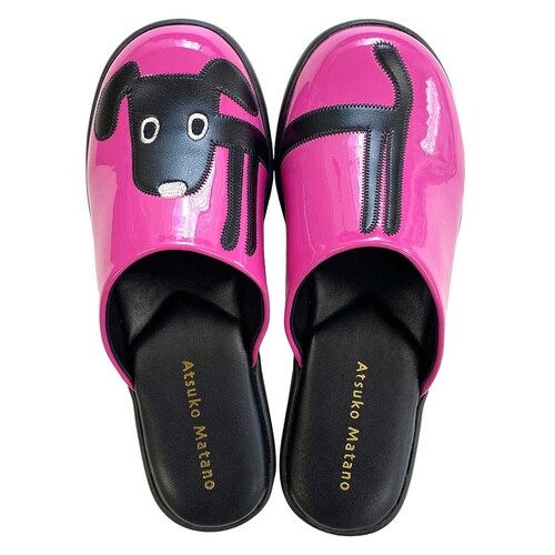 スリッパ 外履きサンダル クロ ピンク