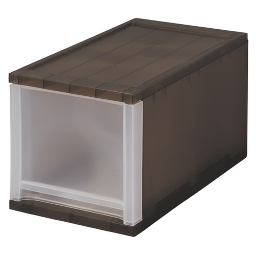 収納ケース 引き出し Brio スリム ブラウン