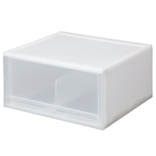 収納ケース 引出し Brio ワイド ホワイト