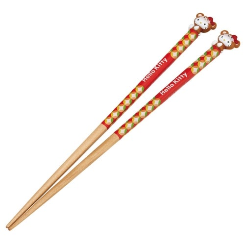 箸 マスコット付塗箸 ハローキティ申
