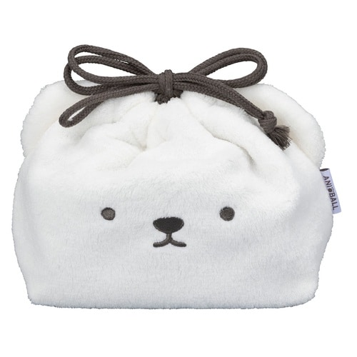 アニボール 保冷ランチ巾着 弁当袋 シロクマ