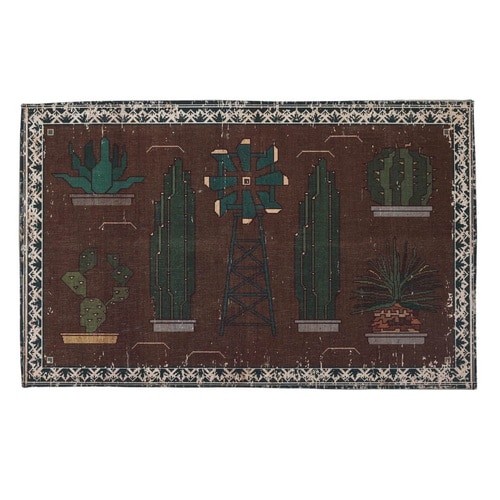 玄関マット 室内 50×80cm BOTANY